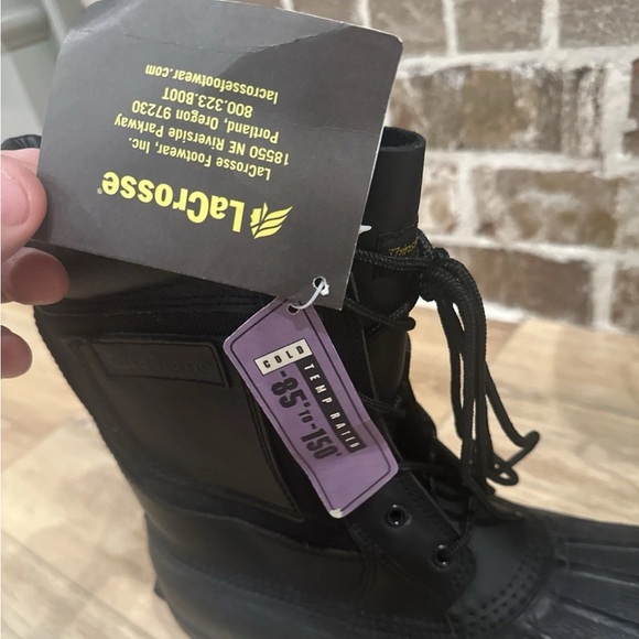 LaCrosse Thinsulate Ultra Cold Weather Winter Boots 296300 Size 8 Steel Toe - Picture 9 of 12